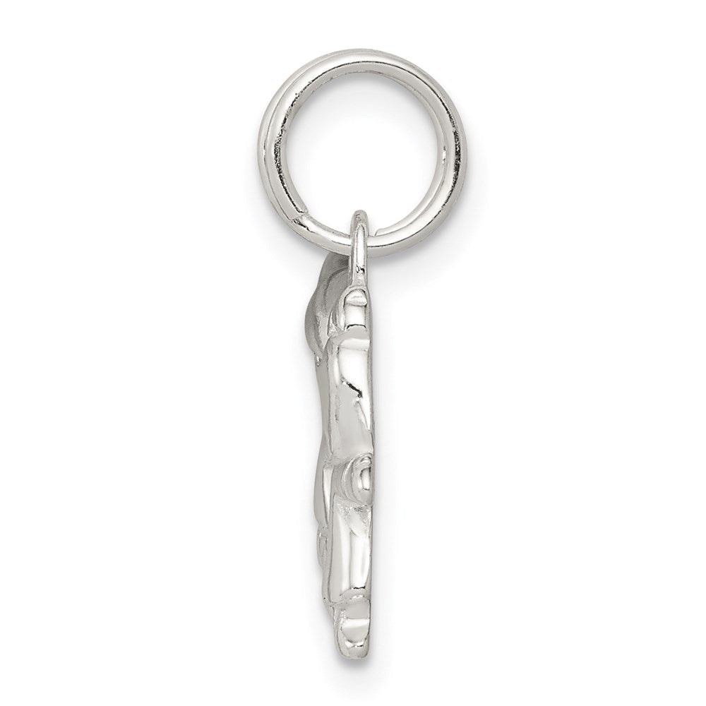 Sterling Silver Polished Boy and Girl Charm QC6799