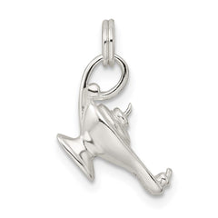 Sterling Silver Genie Lamp Charm QC6826