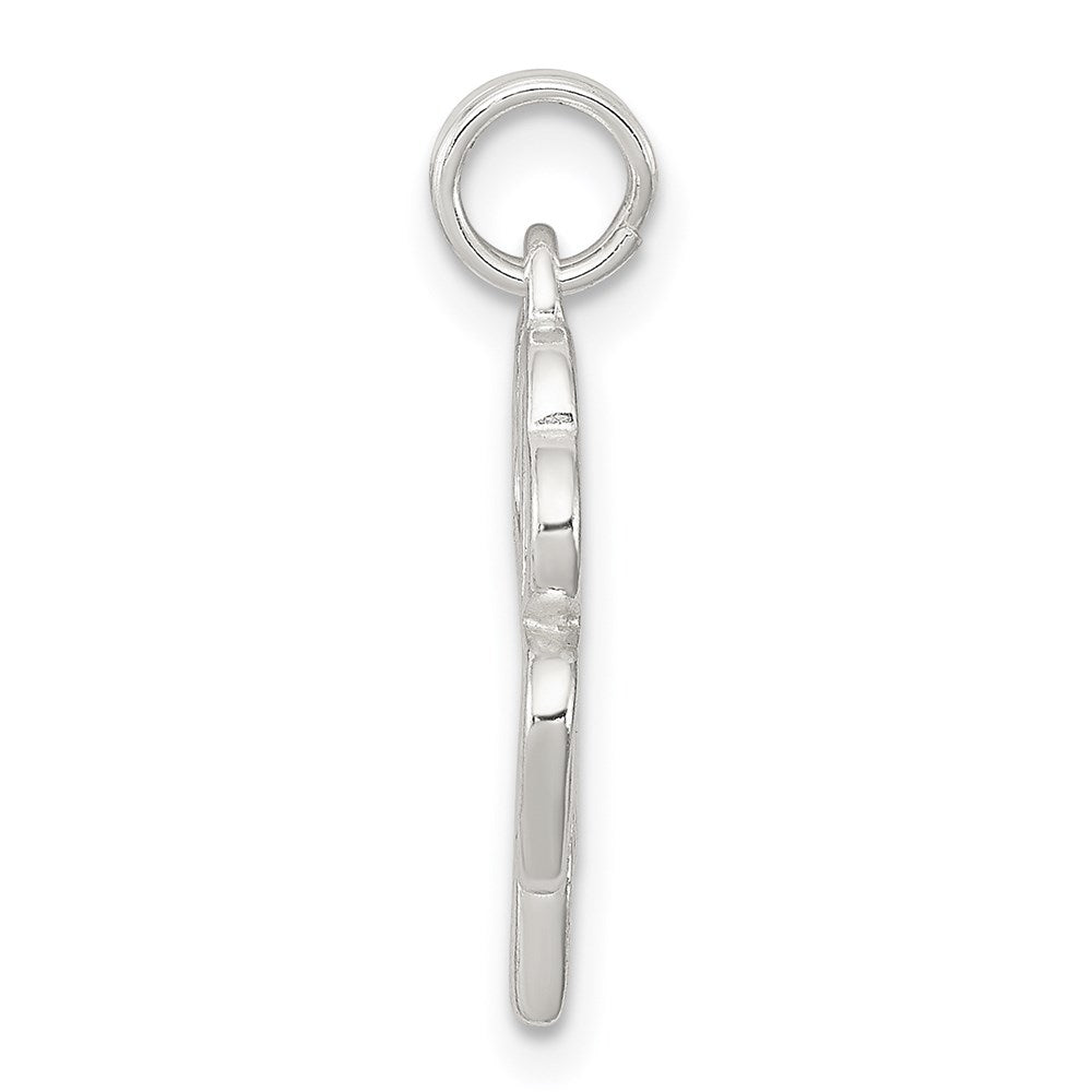 Sterling Silver Four Leaf Clover Charm QC6993