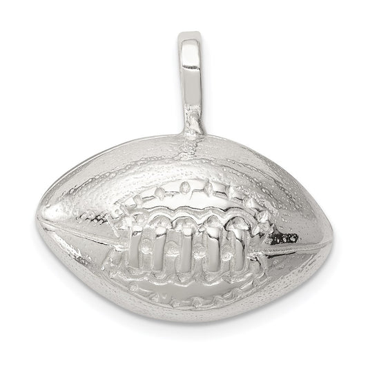 Sterling Silver Football Charm QC700