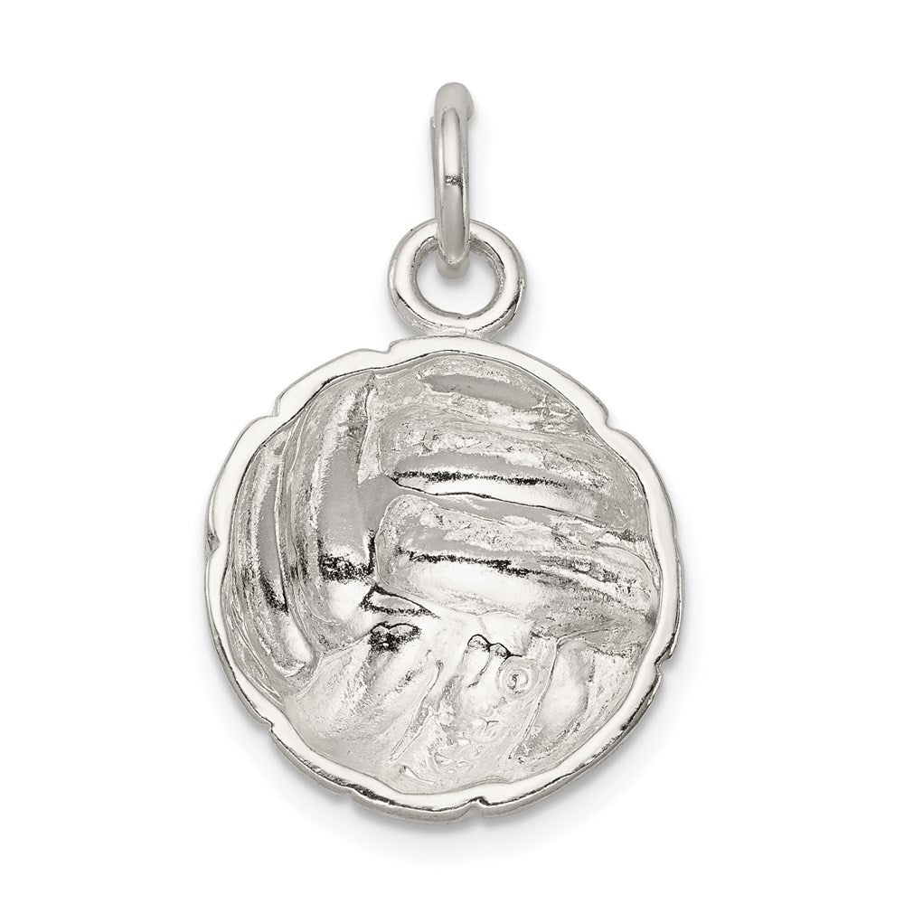 Sterling Silver Volleyball Charm QC703