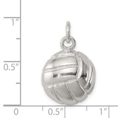 Sterling Silver Volleyball Charm QC703