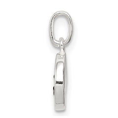 Sterling Silver Enameled Emotion Face Charm QC7099