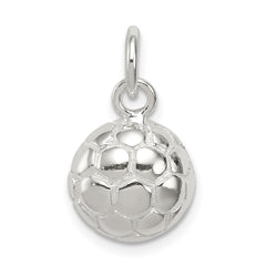 Sterling Silver Soccer Ball Charm QC710