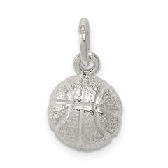 Sterling Silver Basketball Charm QC711