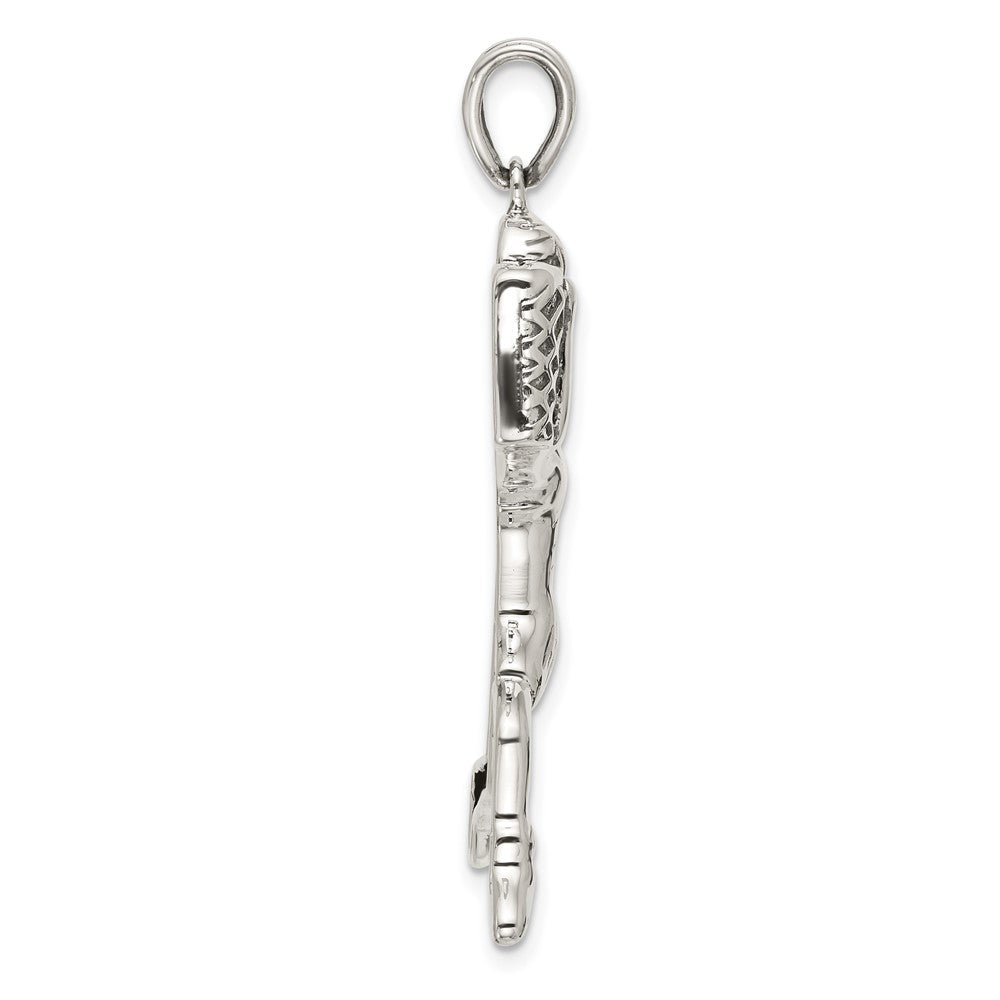 Sterling Silver Basketball Player Charm QC720