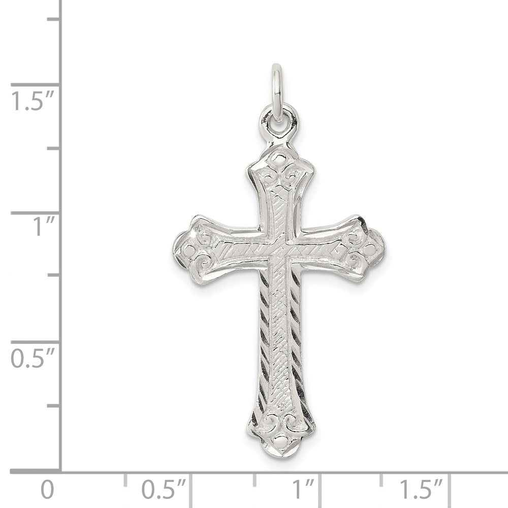 Sterling Silver Cross Pendant QC7251