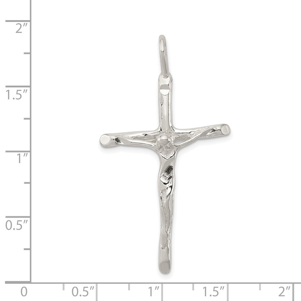 Sterling Silver Crucifix Pendant QC7337