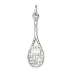 Sterling Silver Tennis Racquet Charm QC734