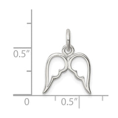 Sterling Silver Wings Pendant QC7381