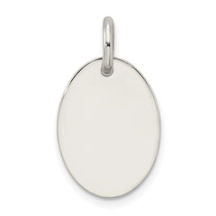 Sterling Silver Polished Enamel Love Pendant QC7488