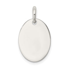 Sterling Silver Polished Enamel Joy Pendant QC7493