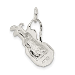 Sterling Silver Golf Bag Charm QC750