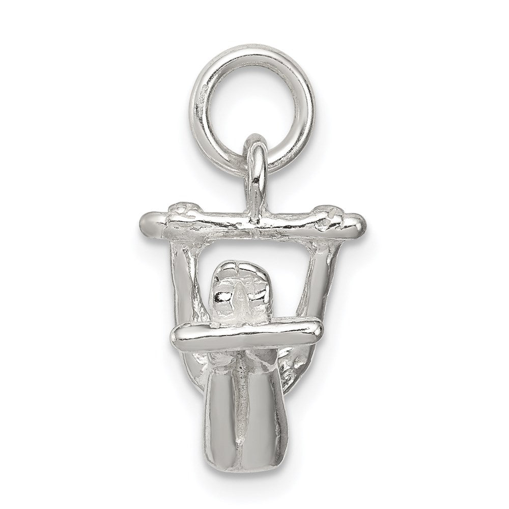 Sterling Silver Gymnast Charm QC756