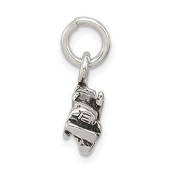 Sterling Silver Antiqued Truck Charm QC7593