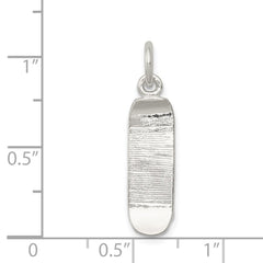 Sterling Silver Skateboard Charm QC761