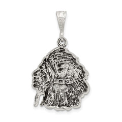 Sterling Silver Antiqued Man Charm QC7615