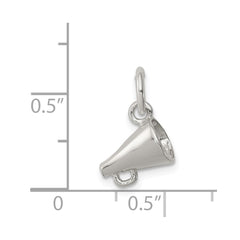Sterling Silver Megaphone Charm QC766