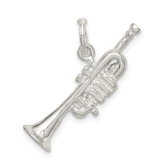 Sterling Silver Trumpet Charm QC781