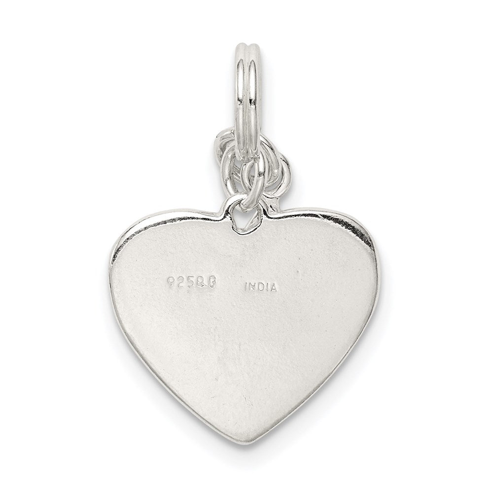 Sterling Silver Cat Lover Pendant QC7839