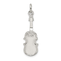 Sterling Silver Violin Charm QC784