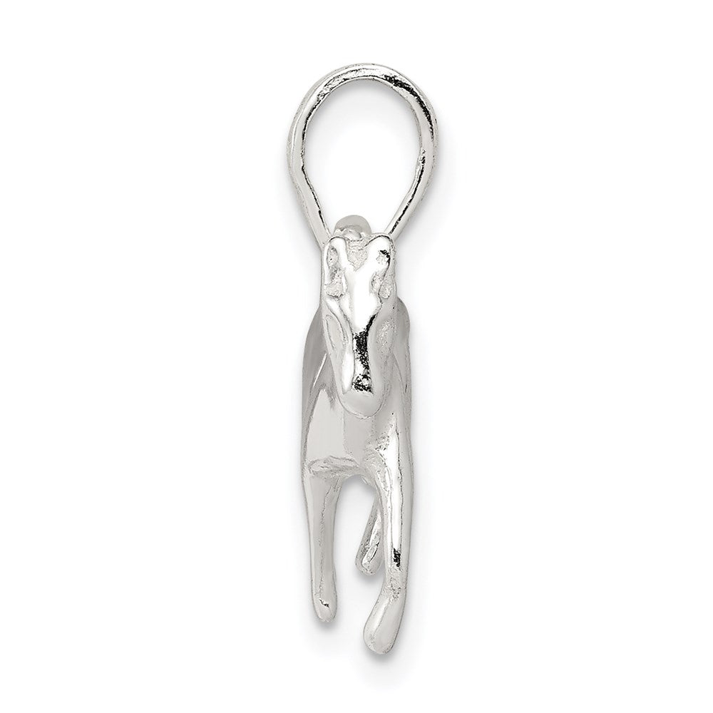 Sterling Silver Polished Horse Pendant QC7840