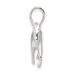 Sterling Silver Polished Horse Pendant QC7840