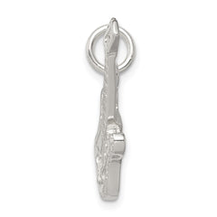 Sterling Silver Electric Guitar Charm QC787