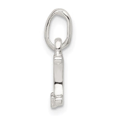 Sterling Silver Letter I with Enamel Pendant QC7935I