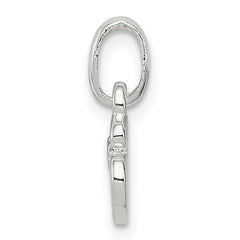 Sterling Silver Letter S with Enamel Pendant QC7935S