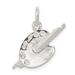 Sterling Silver Palette Charm QC796