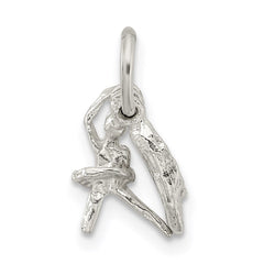 Sterling Silver Ballerina with Shoe Charm QC801