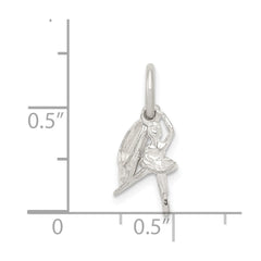 Sterling Silver Ballerina with Shoe Charm QC801