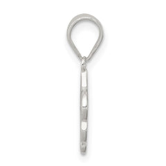 Sterling Silver Polished Fleur De Lis Pendant QC8110