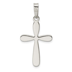 Sterling Silver Polished Latin Cross Pendant QC8123