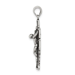 Sterling Silver Antiqued Mini Caravaca Crucifix Pendant QC8134