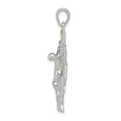 Sterling Silver Polished Mini Caravaca Crucifix Pendant QC8135