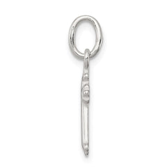 Sterling Silver Polished Cross Charm QC8149