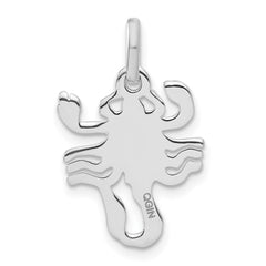 Sterling Silver Scorpion Charm QC897
