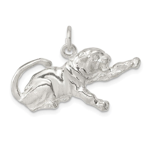 Sterling Silver Tiger Charm QC910