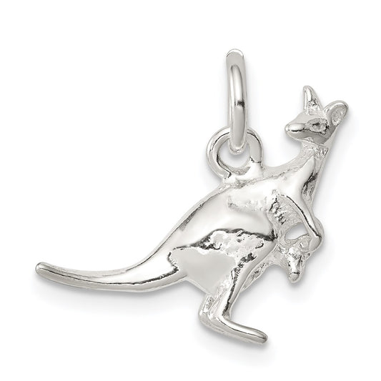 Sterling Silver Kangaroo Charm QC916