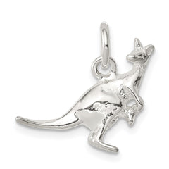 Sterling Silver Kangaroo Charm QC916