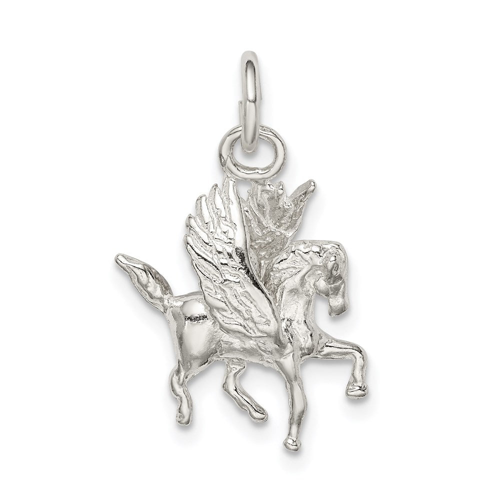 Sterling Silver Pegasus Charm QC919