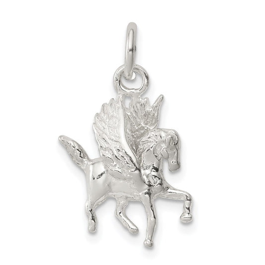 Sterling Silver Pegasus Charm QC919