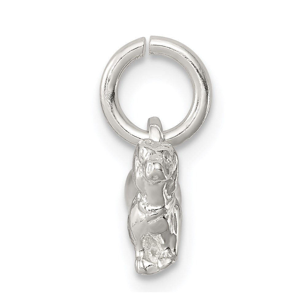 Sterling Silver Dog Charm QC924