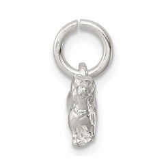 Sterling Silver Dog Charm QC924