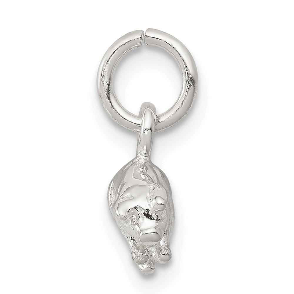 Sterling Silver Pig Charm QC930