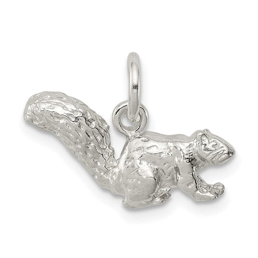 Sterling Silver Squirrel Charm QC931