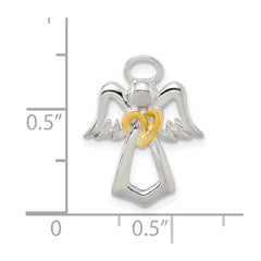 Sterling Silver & Gold tone Angel Chain Slide QC9426