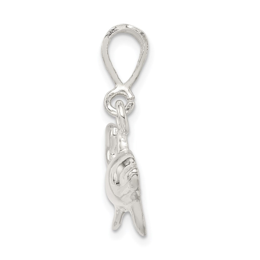 Sterling Silver Dolphin Charm QC943